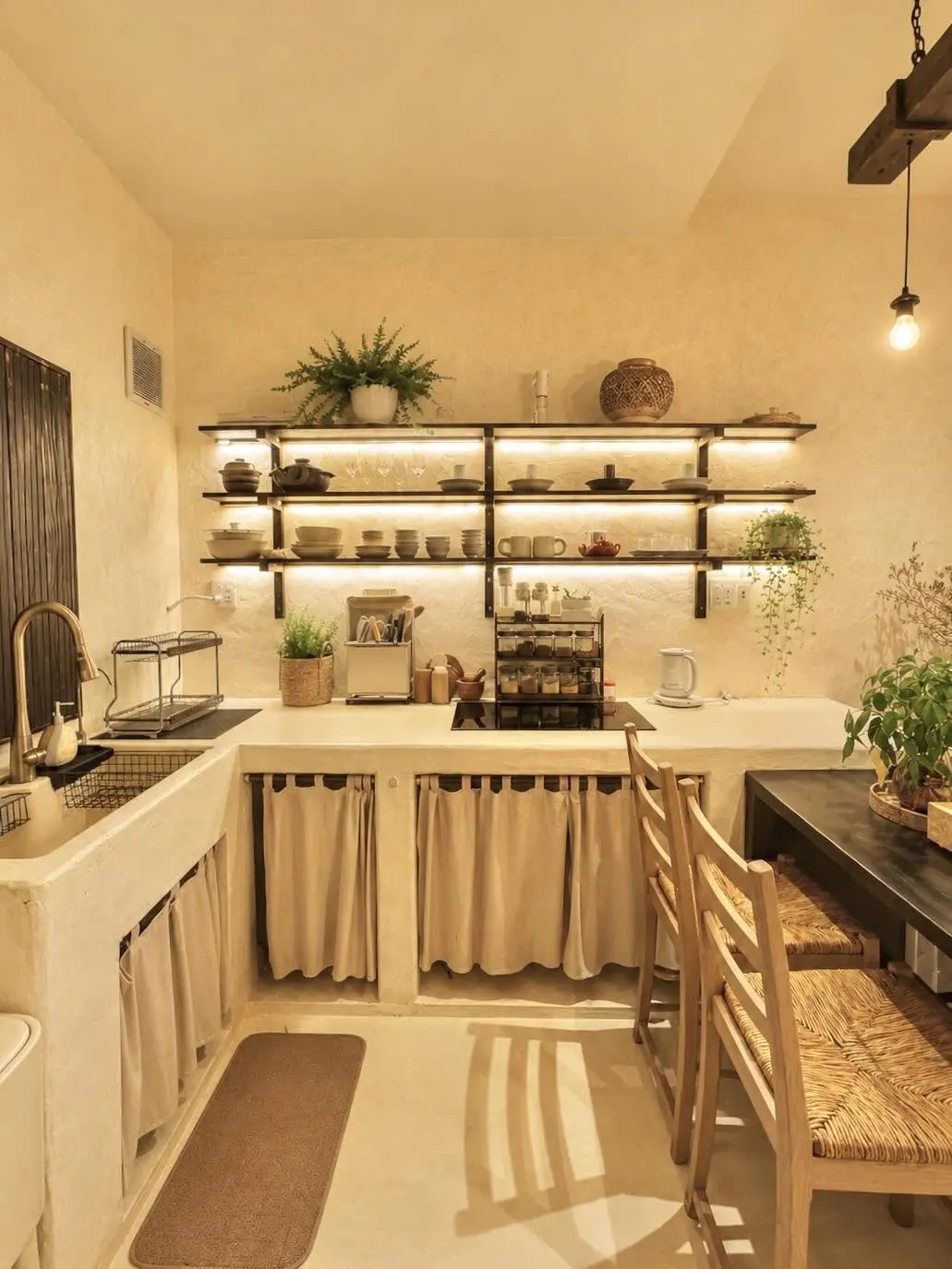 Bếp của homestay